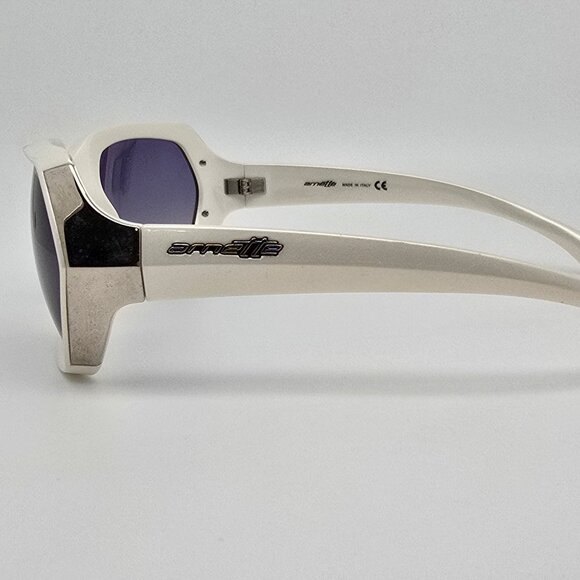 Arnette AN4066 08/11 Pearl White Chrome Frame Blue Gradient Lens Sunglasses 59mm main image 10